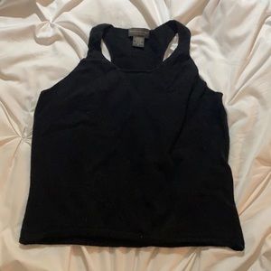 Black tank top